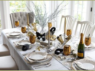 New Years Eve table decorations