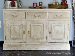 Μεταμόρφωση μπουφέ με chalk paint