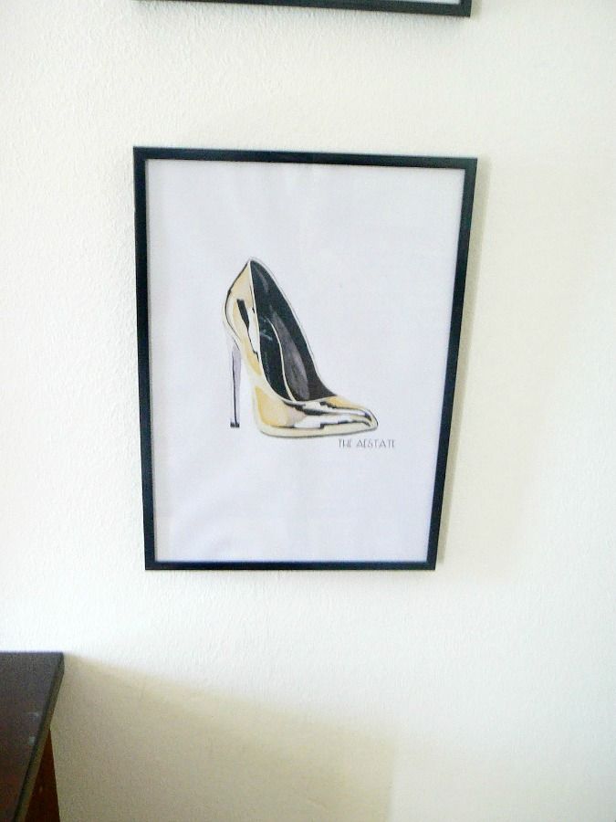 Εκτυπώσιμο Gold heels