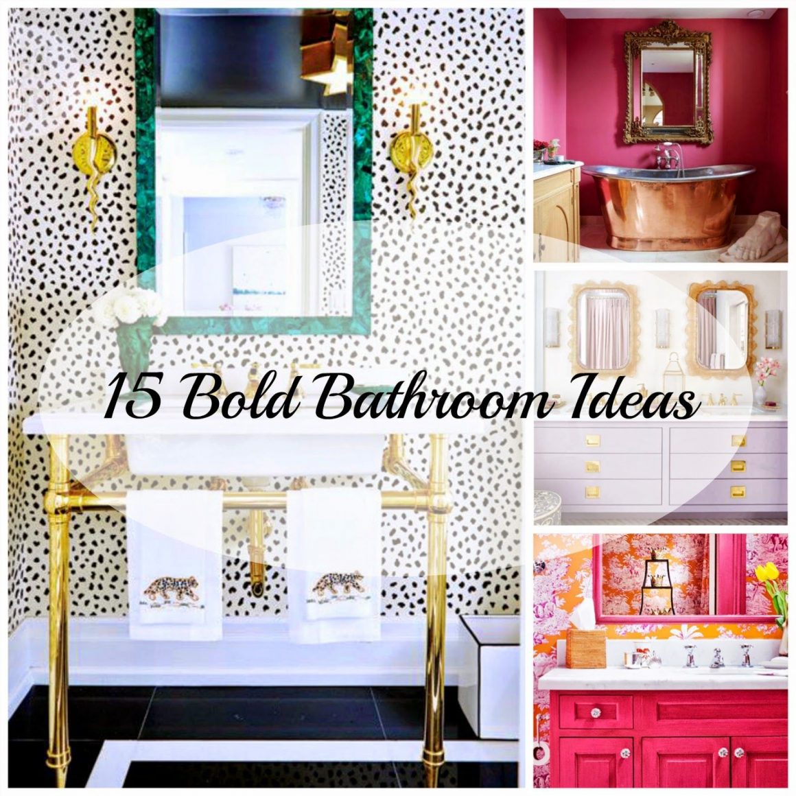 15 ιδέες για χρωματιστά μπάνια με προσωπικότητα
