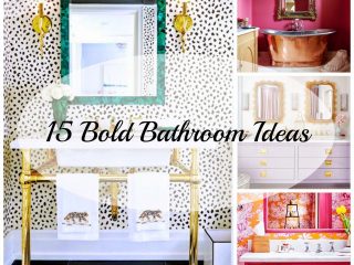 15 ιδέες για χρωματιστά μπάνια με προσωπικότητα