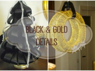 Μαύρες και χρυσές λεπτομέρειες τα Χριστούγεννα