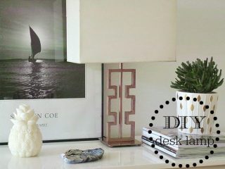 Μια λάμπα diy για το γραφείο μου