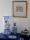 Blue white chinoiserie vase diy