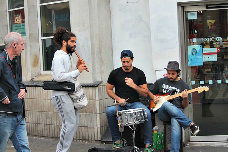 Camden, London, music on the street