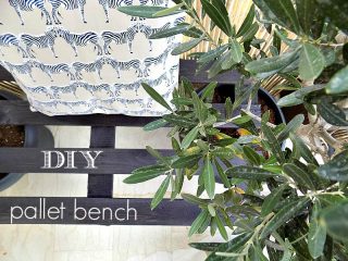 Παγκάκι diy για την βεράντα μας