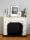 Faux fireplace mantel