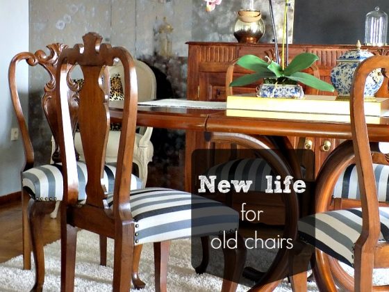 Κλασσικές καρέκλες τραπεζαρίας αλλάζουν εμφάνιση | How to give a modern look to old dinging chairs