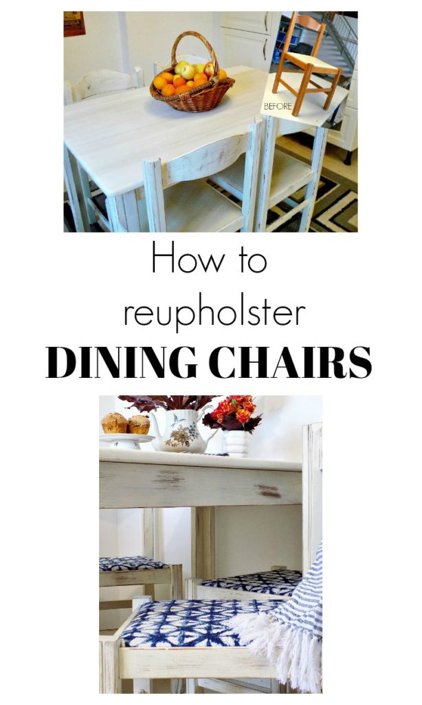 Αλλαγή ταπετσαρίας σε καρέκλες κουζίνας | How to reupholster dining chairs