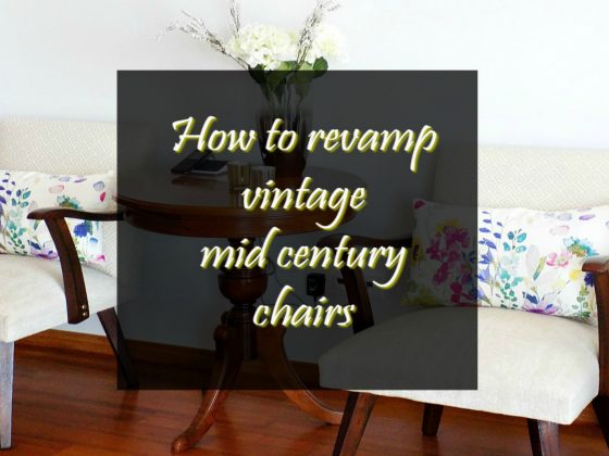 Mid-century πολυθρόνες αλλάζουν εμφάνιση | How to revamp mid-century chairs