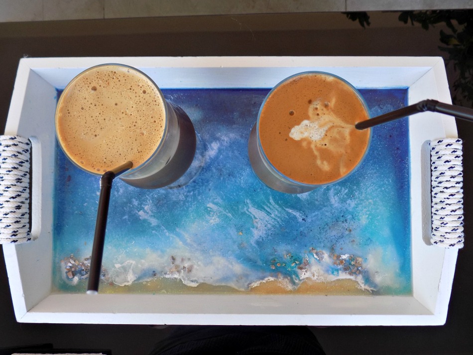 Δίσκος με άρωμα θάλασσας,  coffee