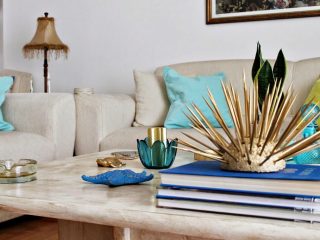 Καλοκαιρινή διακόσμηση στο σαλόνι