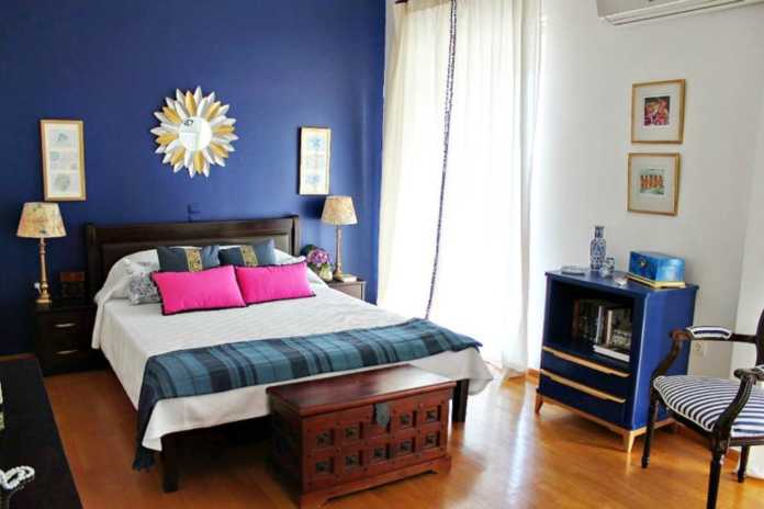 Blue bedroom renovantion