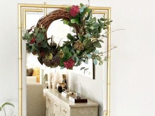 DIY roustic φθινοπωρινό στεφάνι