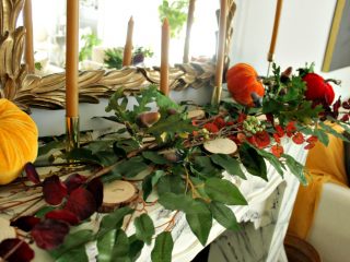 Φθινοπωρινή διακόσμηση τζακιού