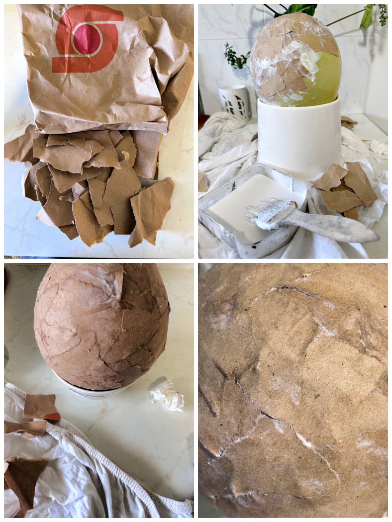 Πως φτιάχνουμε αυγό φωλιά με μπαλόνι και χαρτοσακούλα