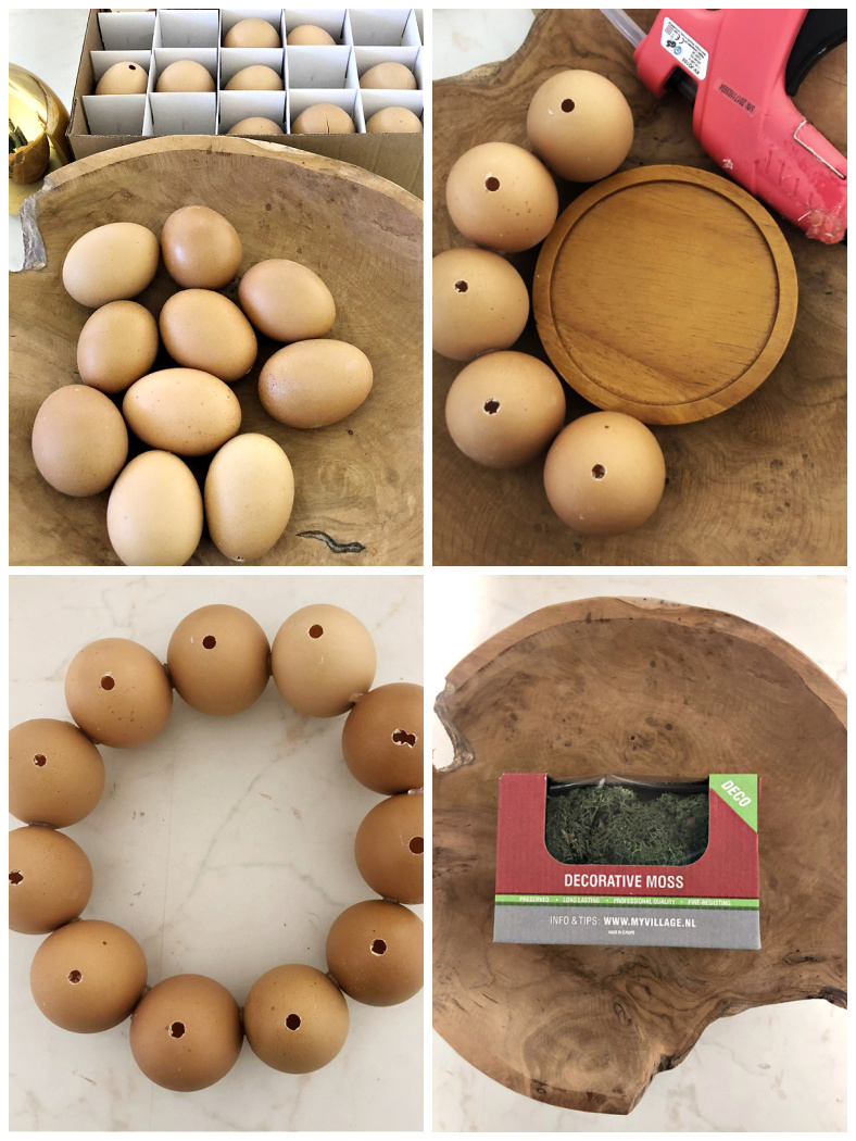 Πως φτιάχνουμε ανοιξιάτικο πασχαλινό στεφάνι με αυγά