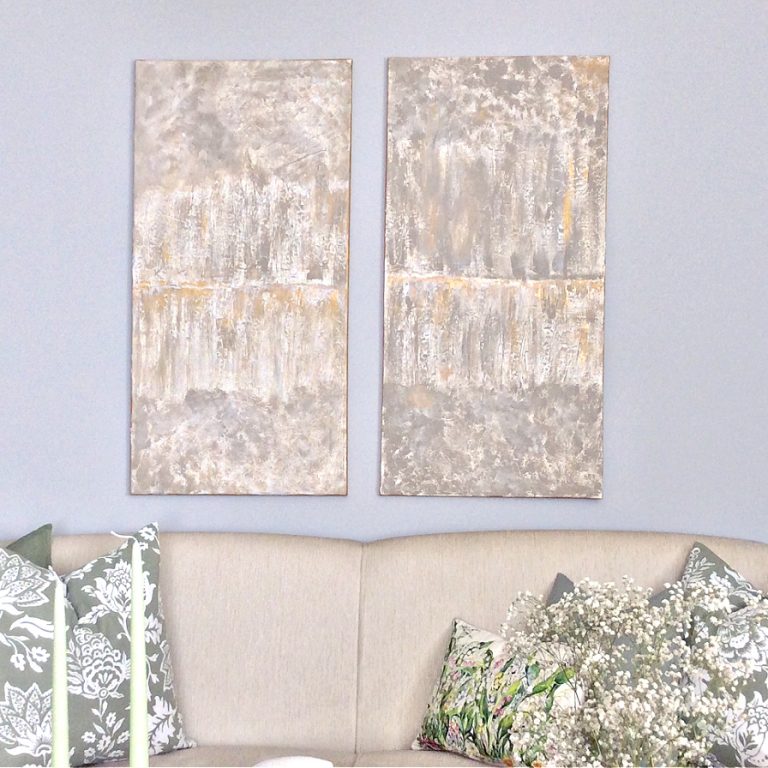 Αφηρημένη τέχνη με υφή diy