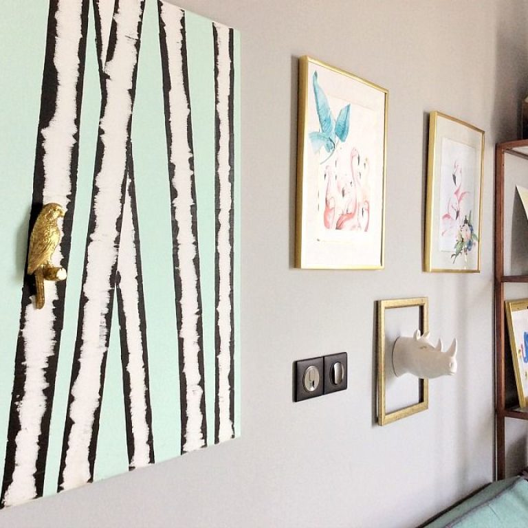 Ζωγραφίζοντας σημύδες πάνω σε καμβά