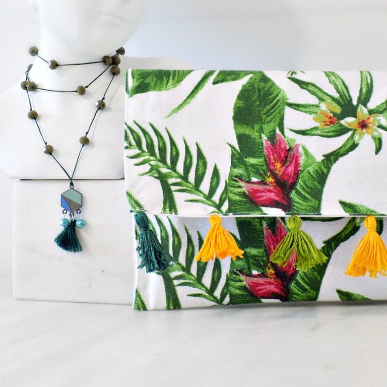 Καλοκαιρινό τσαντάκι φτιαγμένο από σουπλά φαγητού