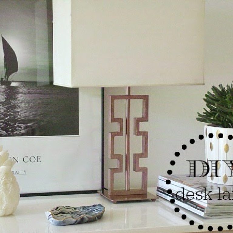 Μια λάμπα diy για το γραφείο μου