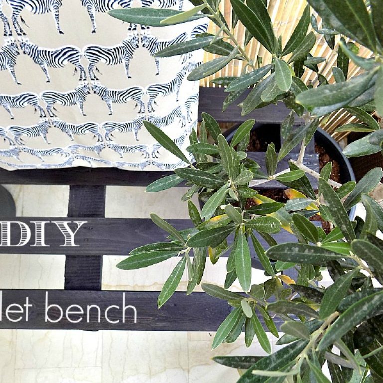 Παγκάκι diy για την βεράντα μας
