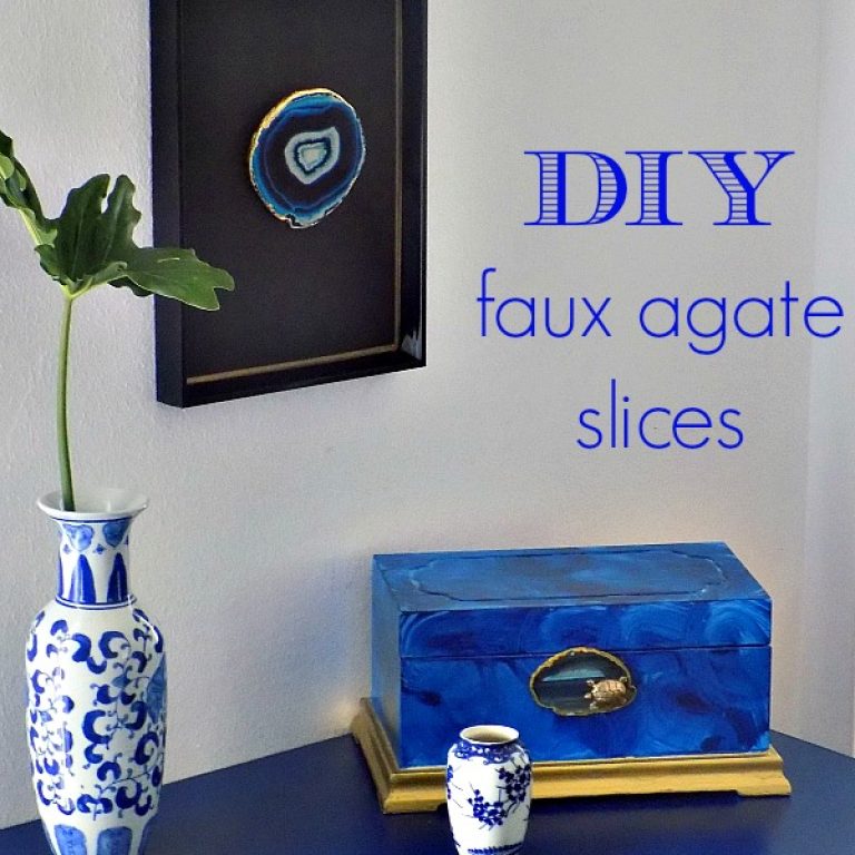 Faux αχάτες εύκολα και γρήγορα