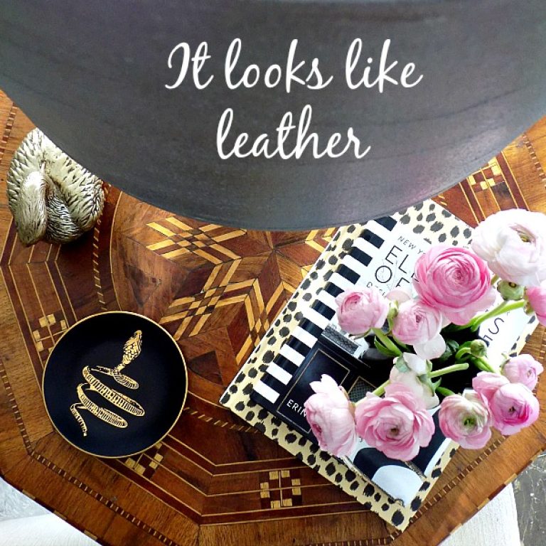 Καπέλο λάμπας μεταμορφώνεται σαν δερμάτινο