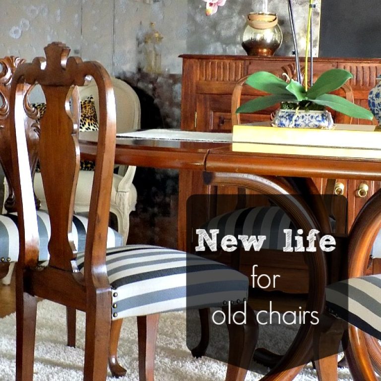 Κλασσικές καρέκλες τραπεζαρίας αλλάζουν εμφάνιση | How to give a modern look to old dinging chairs