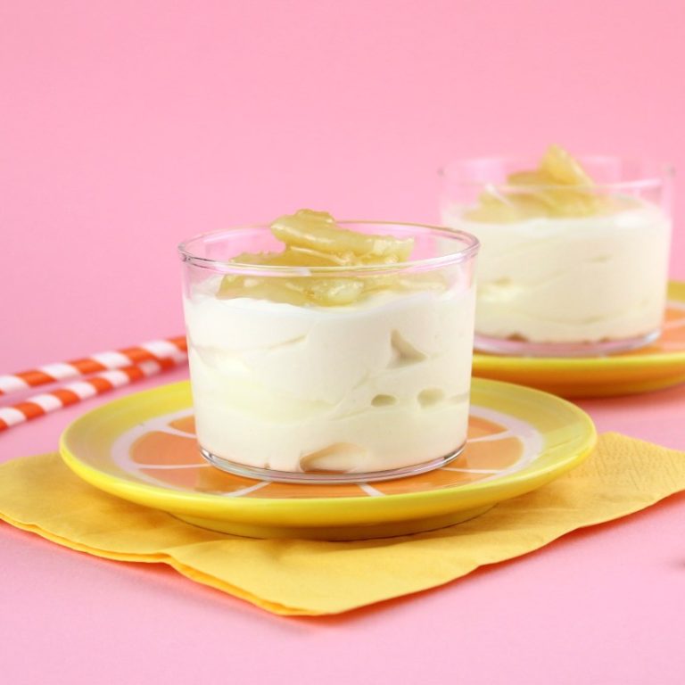 Δροσερή μους από λεμόνι