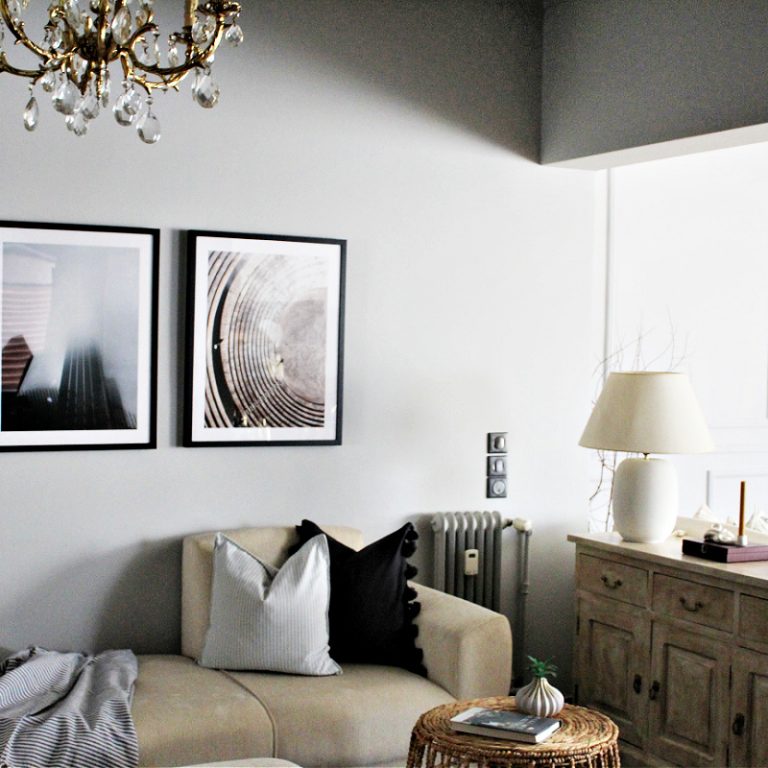 Διακόσμηση τοίχων στο σαλόνι με κάδρα από Filotechno