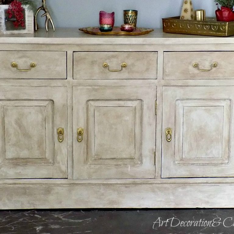 Μεταμόρφωση μπουφέ με chalk paint