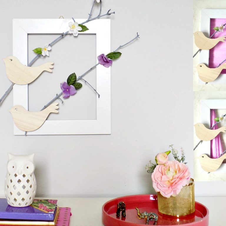 Παιδικό ανοιξιάτικο καδράκι DIY σε 15 λεπτά | 3D kids wall art 15 minutes craft