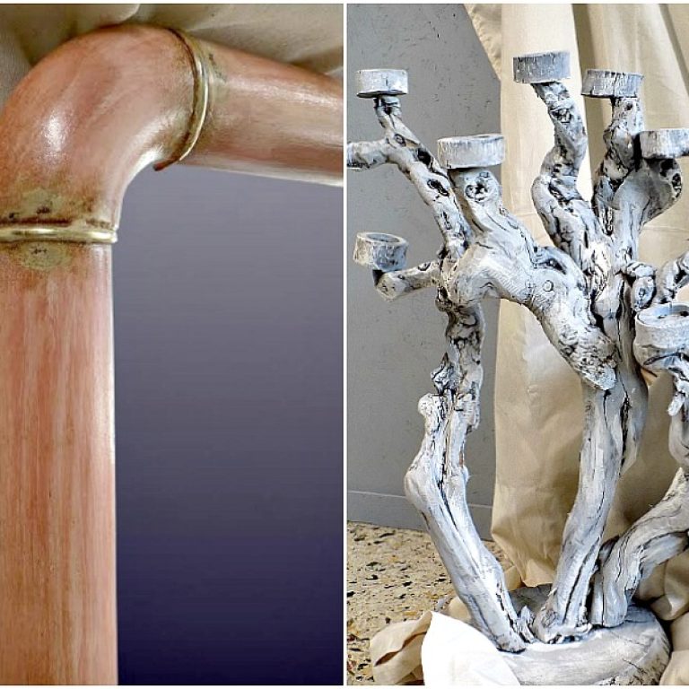 Ένα κηροπήγιο και καθρέφτης αλλάζουν εμφάνιση