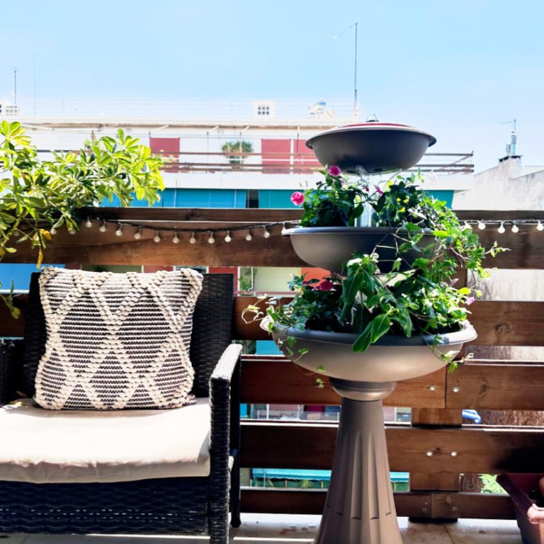 Συντριβάνι στη βεράντα, ηλιακό συντριβάνι